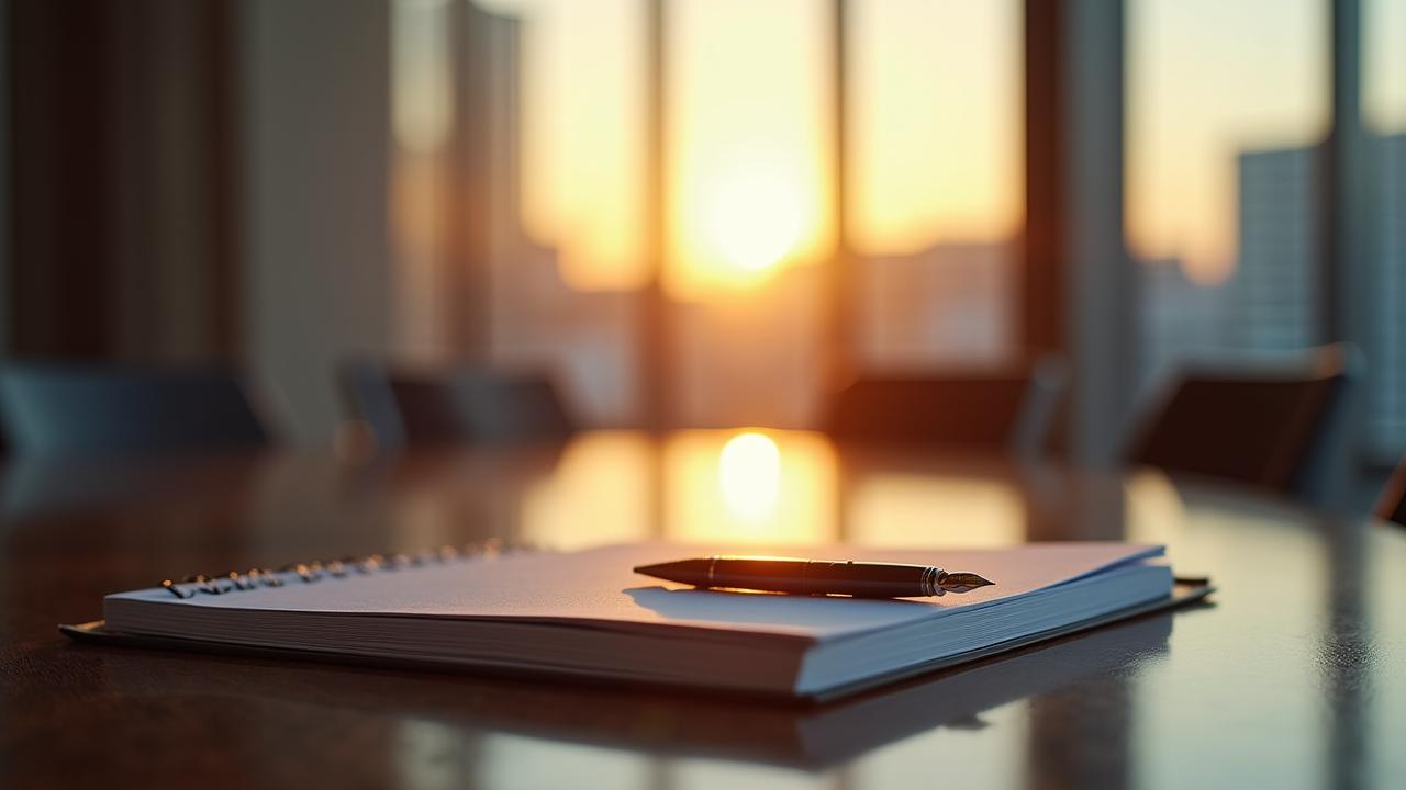 Professional accounting consultation in a modern office